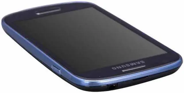 Alt view image 6 of 8 - Samsung Galaxy S3 mini GT-i8190L/GT-i8190 3G 8GB Unlocked Cell Phone 4.0" Metallic Blue / Pebble Blue