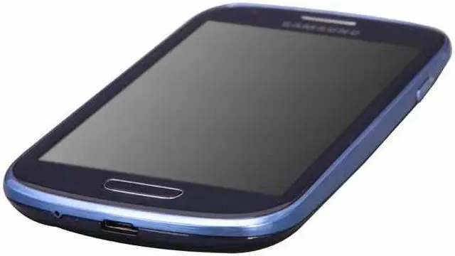 Alt view image 7 of 8 - Samsung Galaxy S3 mini GT-i8190L/GT-i8190 3G 8GB Unlocked Cell Phone 4.0" Metallic Blue / Pebble Blue