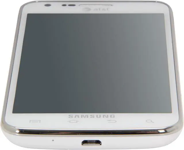 Alt view image 7 of 8 - Samsung Galaxy S II Skyrocket SGH-I727 White 4G LTE Dual-Core 1.5 GHz 16GB Unlocked GSM Cell Phone