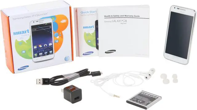 Alt view image 8 of 8 - Samsung Galaxy S II Skyrocket SGH-I727 White 4G LTE Dual-Core 1.5 GHz 16GB Unlocked GSM Cell Phone