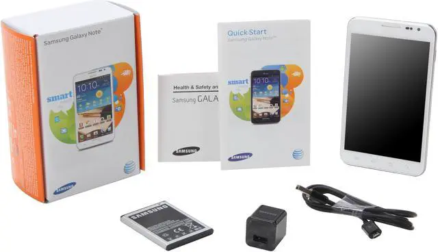 Alt view image 8 of 8 - Samsung Galaxy Note SGH-I717 4G LTE Unlocked Cell Phone 5.3" White 1GB RAM