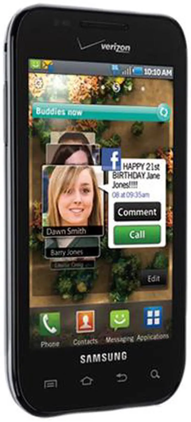 Alt view image 3 of 4 - Samsung Fascinate SCH-I500 Black 3G Verizon CDMA Cell Phone
