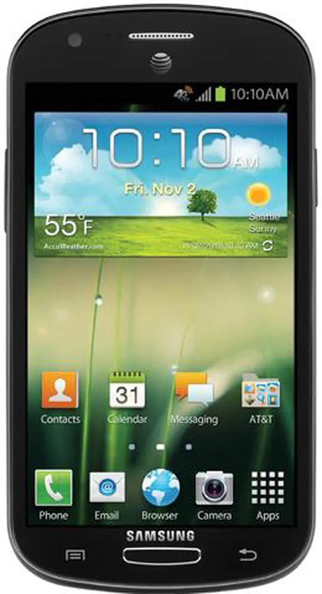 Main image of Samsung Galaxy Express I437 4G LTE Unlocked GSM Android Cell Phone 4.5" Black 1GB RAM