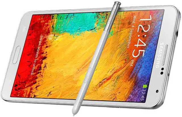 Alt view image 7 of 9 - Samsung Galaxy Note 3 N9000 32 GB White 3G Quad-core 1.9 GHz Cortex-A15 & quad-core 1.3 GHz Cortex-A7 Unlocked Cell Phone