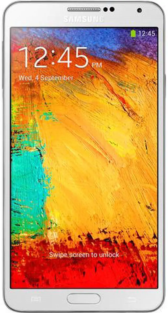 Main image of Samsung Galaxy Note 3 N9000 32 GB White 3G Quad-core 1.9 GHz Cortex-A15 & quad-core 1.3 GHz Cortex-A7 Unlocked Cell Phone