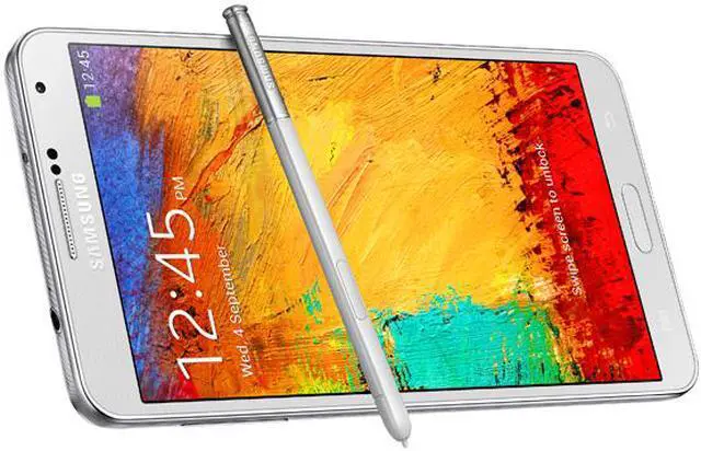 Alt view image 8 of 9 - Samsung Galaxy Note 3 N9000 32 GB White 3G Quad-core 1.9 GHz Cortex-A15 & quad-core 1.3 GHz Cortex-A7 Unlocked Cell Phone