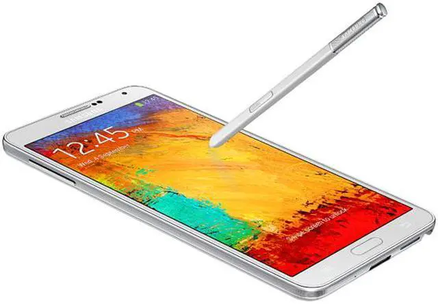 Alt view image 9 of 9 - Samsung Galaxy Note 3 N9000 32 GB White 3G Quad-core 1.9 GHz Cortex-A15 & quad-core 1.3 GHz Cortex-A7 Unlocked Cell Phone
