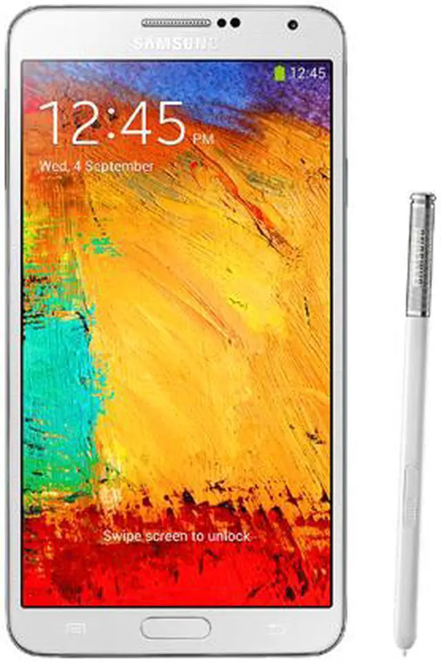 Alt view image 6 of 9 - Samsung Galaxy Note 3 N9000 32 GB White 3G Quad-core 1.9 GHz Cortex-A15 & quad-core 1.3 GHz Cortex-A7 Unlocked Cell Phone