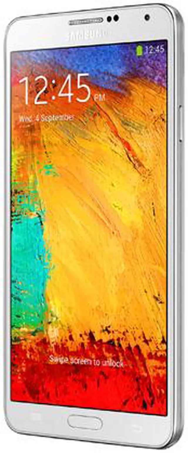 Alt view image 2 of 9 - Samsung Galaxy Note 3 N9000 32 GB White 3G Quad-core 1.9 GHz Cortex-A15 & quad-core 1.3 GHz Cortex-A7 Unlocked Cell Phone