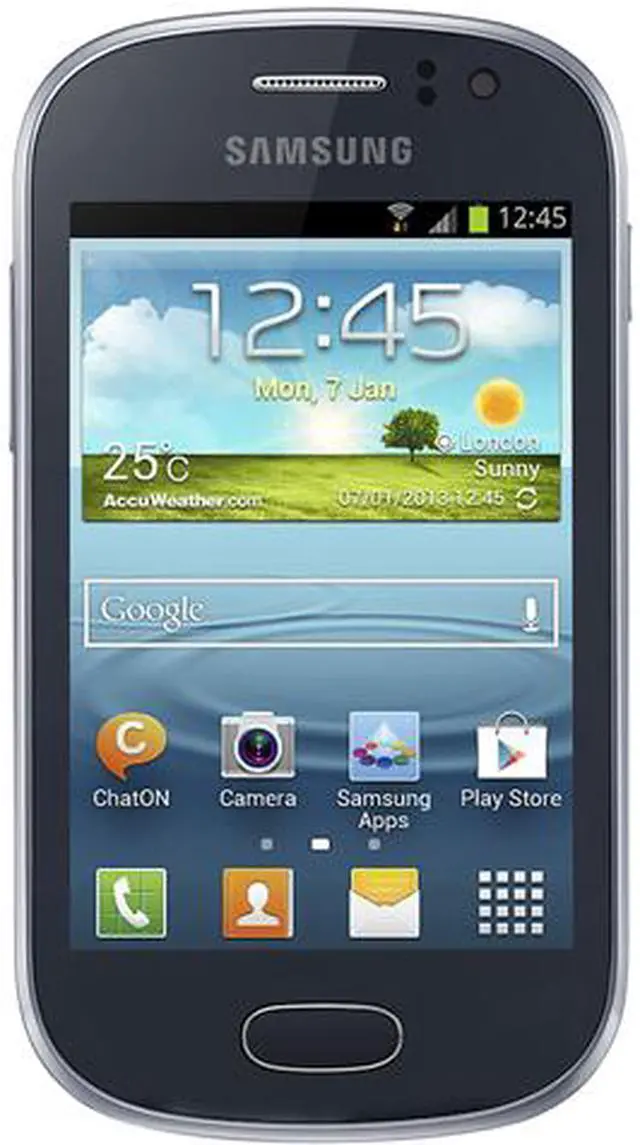 Main image of Samsung Galaxy Fame S6812 Unlocked GSM Dual-SIM Android Cell Phone 3.5" Blue