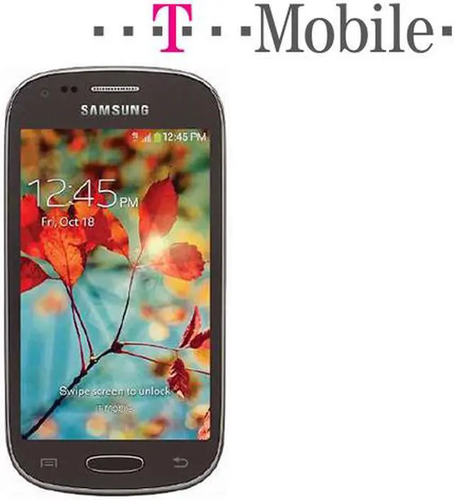 Main image of Samsung Galaxy Light (T-Mobile) 4G LTE Quad-Core 1.4GHz Cell Phone Bundle with MyCharge Voyage 1000mAh & Hypercel Car Charger