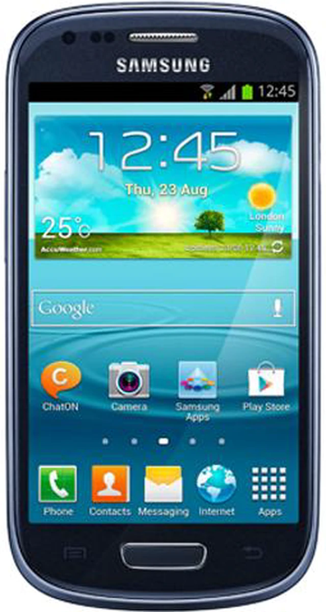 Main image of Samsung Galaxy S3 Mini I8200 8GB Value Edition Unlocked GSM Phone 4.0" Blue
