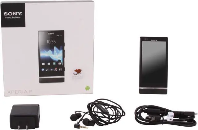 Alt view image 8 of 8 - Sony Xperia P LT22i Unlocked Android GSM Smart Phone with Sony WhiteMagic Technology / 4" Screen 4.0" Black