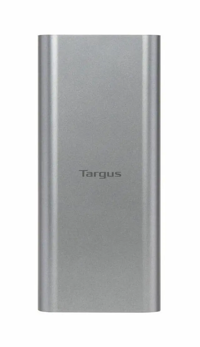 Main image of Targus 140W USB-C Portable Power Bank - Lithium Ion (Li-Ion) - 24000 mAh - 140 W - USB Type-C Connector - 3x USB - Silver - APB081GLZ