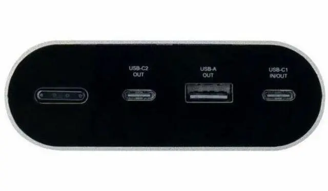 Alt view image 4 of 5 - Targus 140W USB-C Portable Power Bank - Lithium Ion (Li-Ion) - 24000 mAh - 140 W - USB Type-C Connector - 3x USB - Silver - APB081GLZ