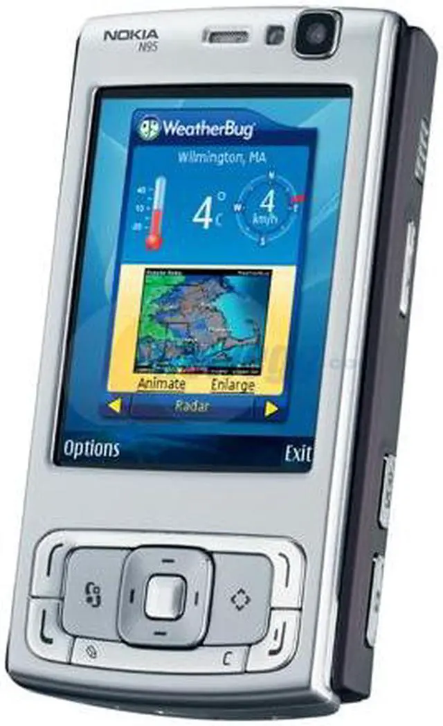 Alt view image 6 of 10 - Nokia N95 Black Back US Version Unlocked Smartphone 2.6"