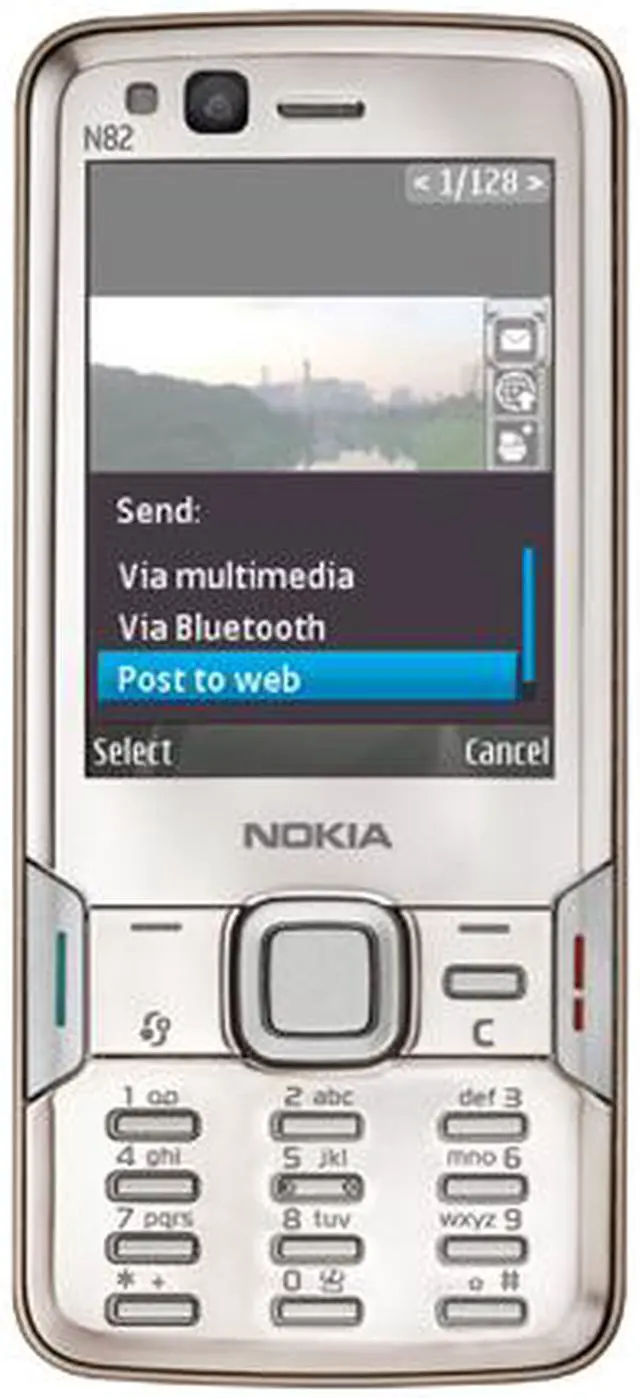 Main image of Nokia N82 US Version Unlocked CellPhone White