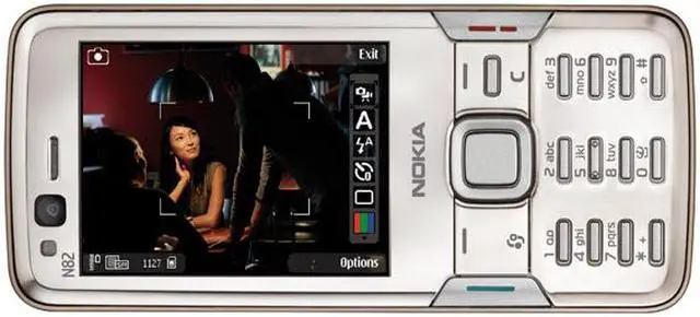 Alt view image 4 of 6 - Nokia N82 US Version Unlocked CellPhone White