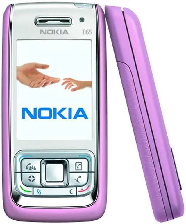 Alt view image 2 of 5 - Nokia E65 US Version Unlocked CellPhone Pink