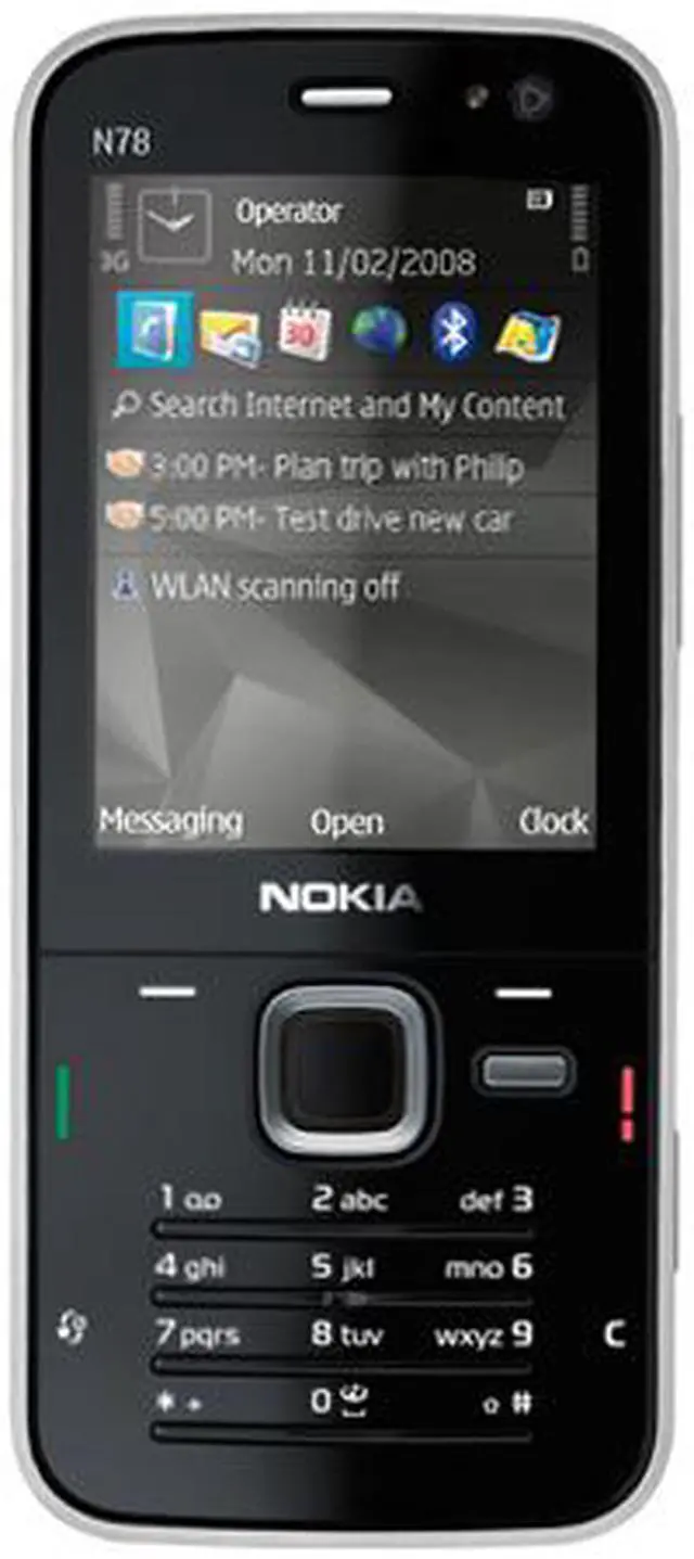 Main image of Nokia N78 US Version Unlocked CellPhone Black