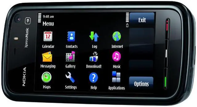 Alt view image 4 of 11 - Nokia 5800 XpressMusic Black unlocked GSM touch screen phone with Wi-Fi & GPS