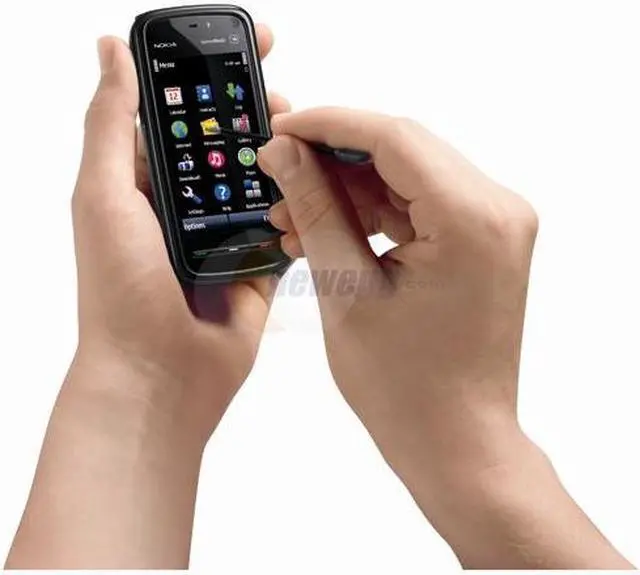 Alt view image 10 of 11 - Nokia 5800 XpressMusic Black unlocked GSM touch screen phone with Wi-Fi & GPS