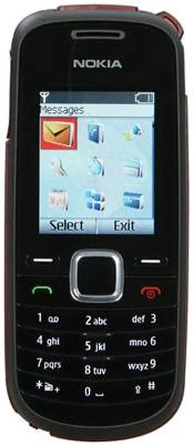 Main image of Nokia Black Unlocked Cell Phone w/ Up to 3.9 Hours Talk Time / 21 Days Standby Time (1661)