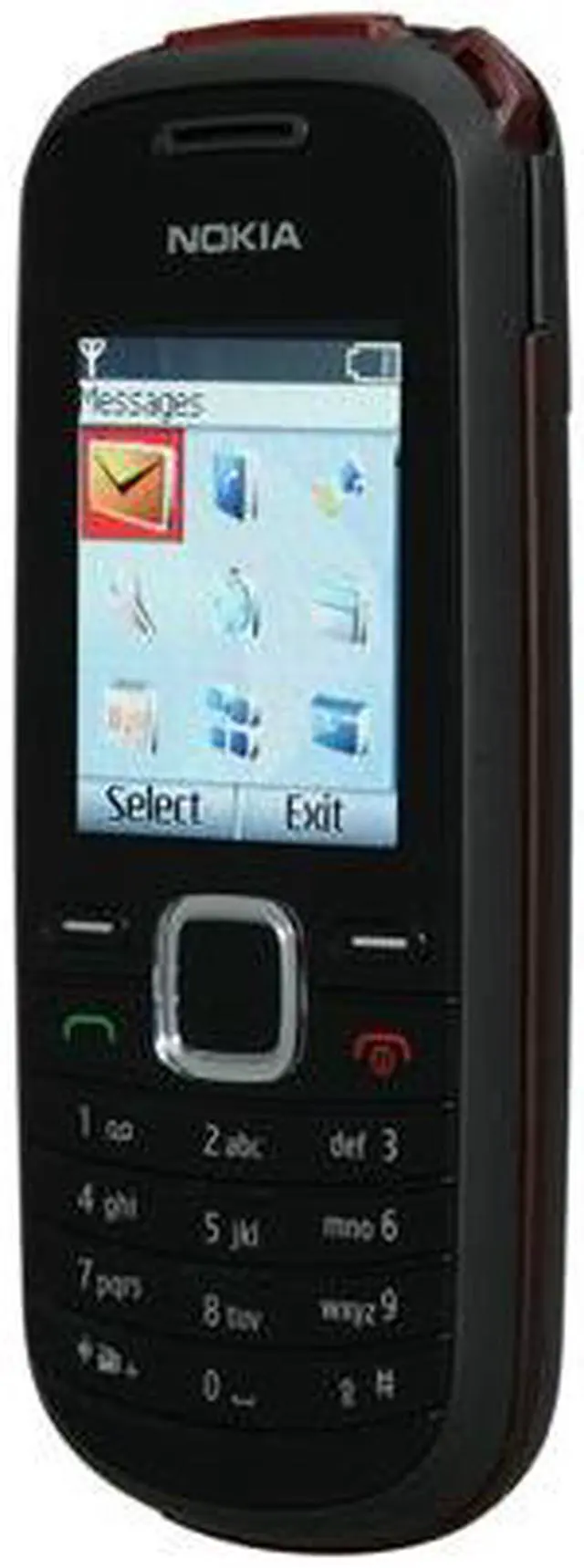 Alt view image 2 of 7 - Nokia Black Unlocked Cell Phone w/ Up to 3.9 Hours Talk Time / 21 Days Standby Time (1661)