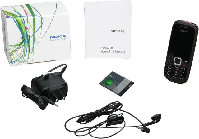 Alt view image 7 of 7 - Nokia Black Unlocked Cell Phone w/ Up to 3.9 Hours Talk Time / 21 Days Standby Time (1661)
