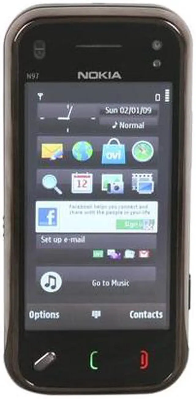 Main image of NOKIA N97 mini Black Unlocked 3G GSM Smart Phone with Navigation Kit