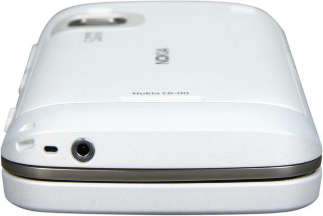 Alt view image 4 of 7 - Nokia C6-00 Unlocked GSM Smart Phone w/ Full QWERTY Keyboard / 3.2" Touch Screen / GPS / Wi-Fi 3.2" White