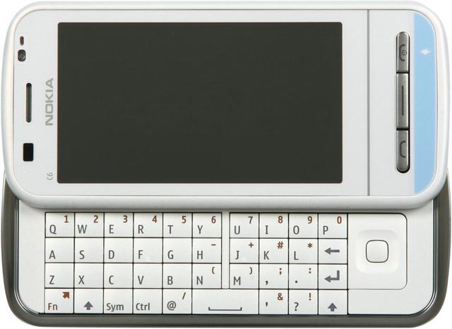Alt view image 5 of 7 - Nokia C6-00 Unlocked GSM Smart Phone w/ Full QWERTY Keyboard / 3.2" Touch Screen / GPS / Wi-Fi 3.2" White