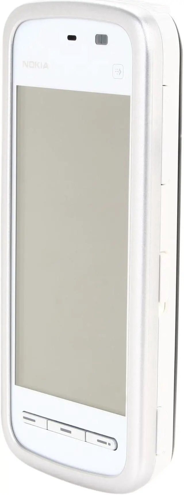 Alt view image 3 of 9 - Nokia 5230 Unlocked GSM Touch Screen Phone w/ Car Kit / 3.2" Touch Screen / GPS 3.2" White