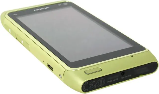 Alt view image 3 of 3 - Nokia N8 Unlocked GSM Smart Phone with 12MP Camera & AMOLED Touch Screen 3.5" Green