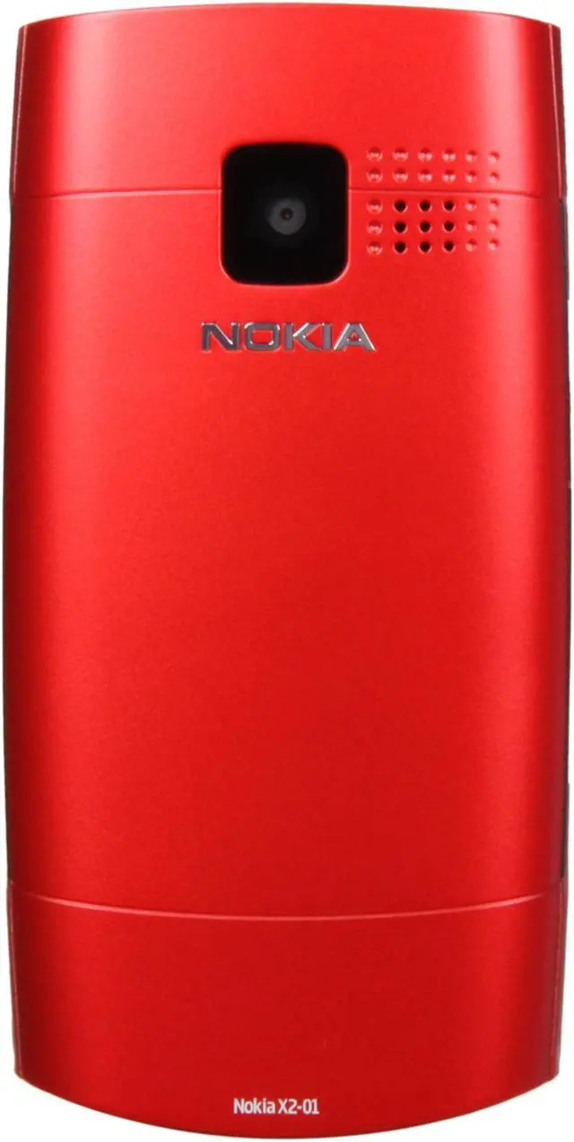 Alt view image 4 of 7 - Nokia  Black/Red Unlocked GSM Bar Phone with Full QWERTY Keyboard / Bluetooth v2.1 (X2-01)