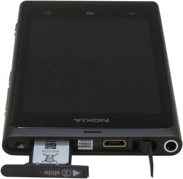 Alt view image 8 of 9 - Nokia Lumia 800 16GB Unlocked GSM Windows Smart Phone w/ Windows Phone 7.5 Mango / 8 MP Camera 3.7" Black