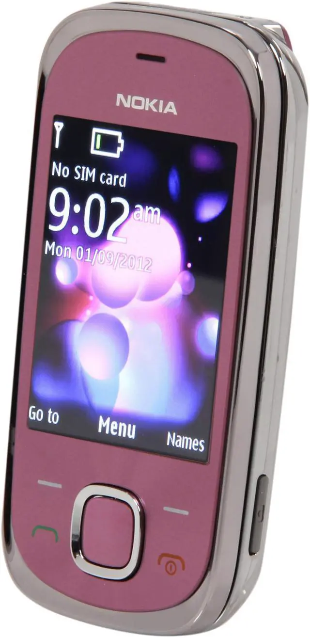 Alt view image 2 of 8 - Nokia 7230 Pink 3G Unlocked GSM Slide Phone / 3 MP Camera / Music / 2.4" Display (7230)