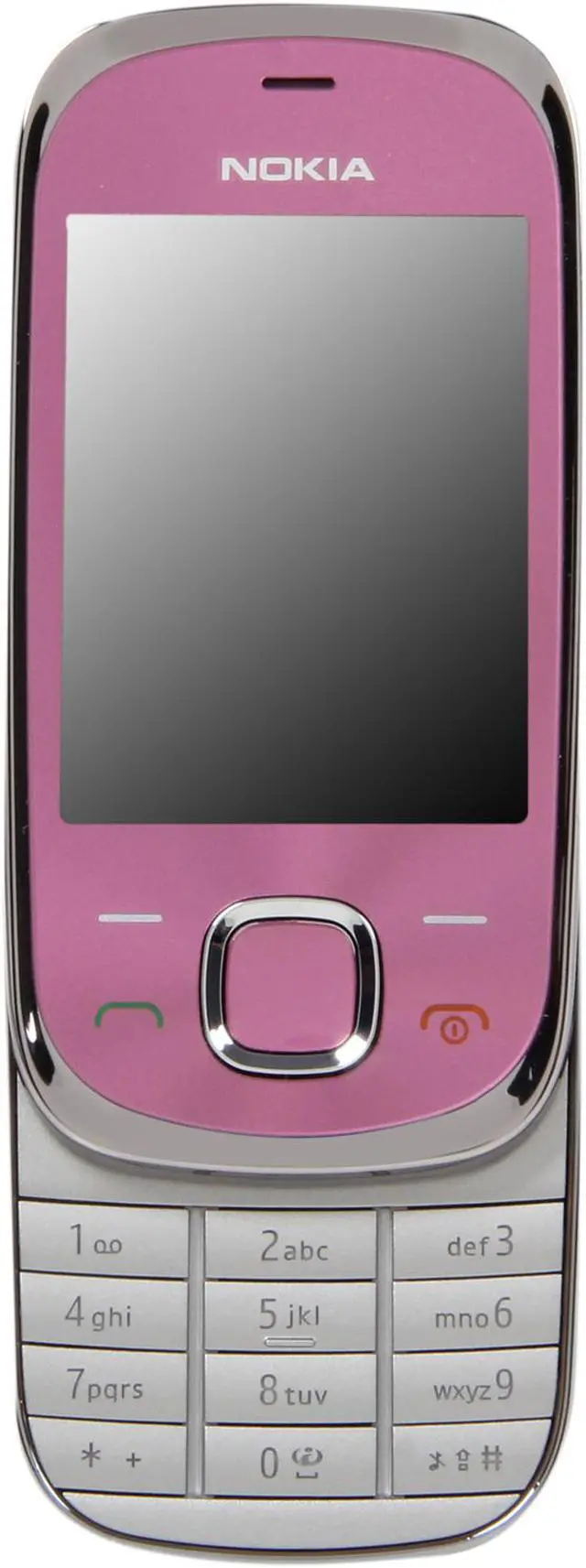Alt view image 6 of 8 - Nokia 7230 Pink 3G Unlocked GSM Slide Phone / 3 MP Camera / Music / 2.4" Display (7230)