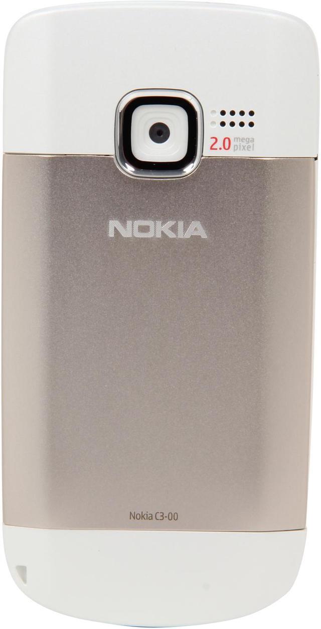 Alt view image 4 of 7 - Nokia C3-00 Gold Unlocked GSM Smart Phone w/ Full QWERTY Keyboard / Wi-Fi (C3-00)