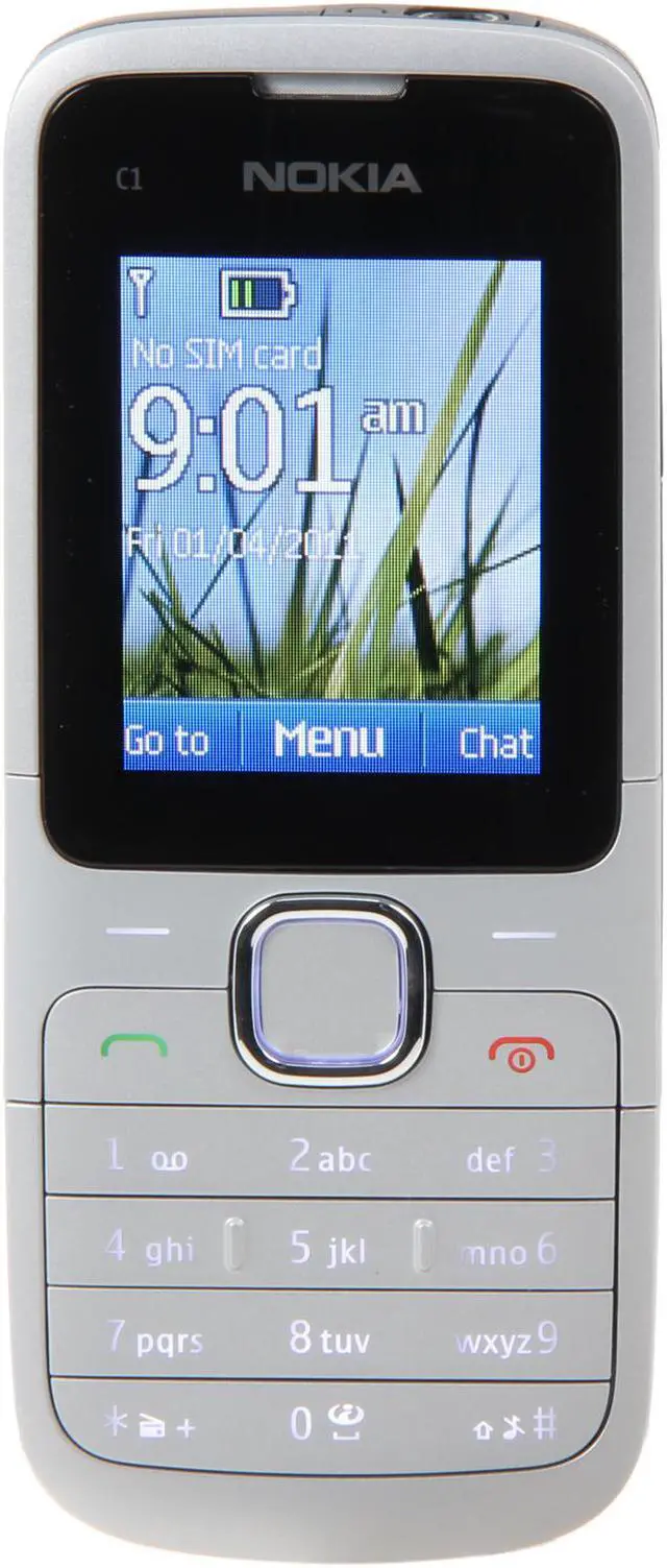 Main image of Nokia C1-01 Warm Gray Unlocked GSM Bar Phone / Camera / Bluetooth / Music / 1.8" Display (C1-01)