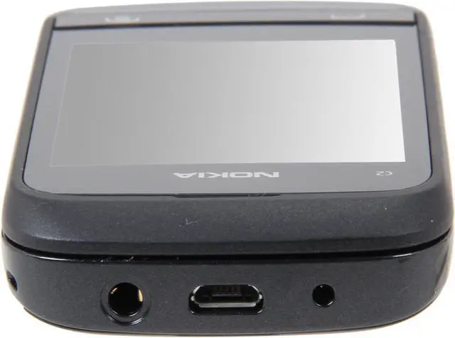 Alt view image 6 of 8 - Nokia Touch and Type EU C2-02 Dark Chrome Unlocked GSM Slide Phone / 2 MP Camera / Bluetooth / Music / 2.6" Touchscreen (C2-02)