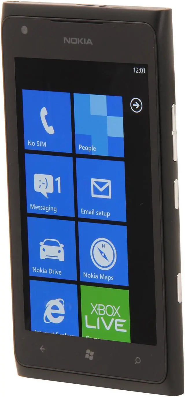 Alt view image 2 of 8 - Nokia Lumia 900 16GB 4G Unlocked Cell Phone 4.3" Black
