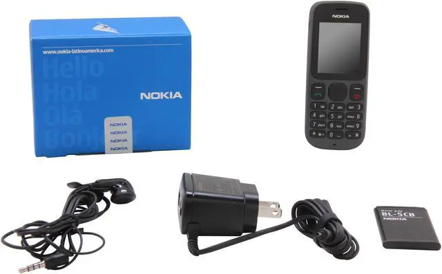 Alt view image 7 of 7 - Nokia 100 Unlocked GSM Bar Phone w/ Flashlight / 1.8" Display 1.8" Black