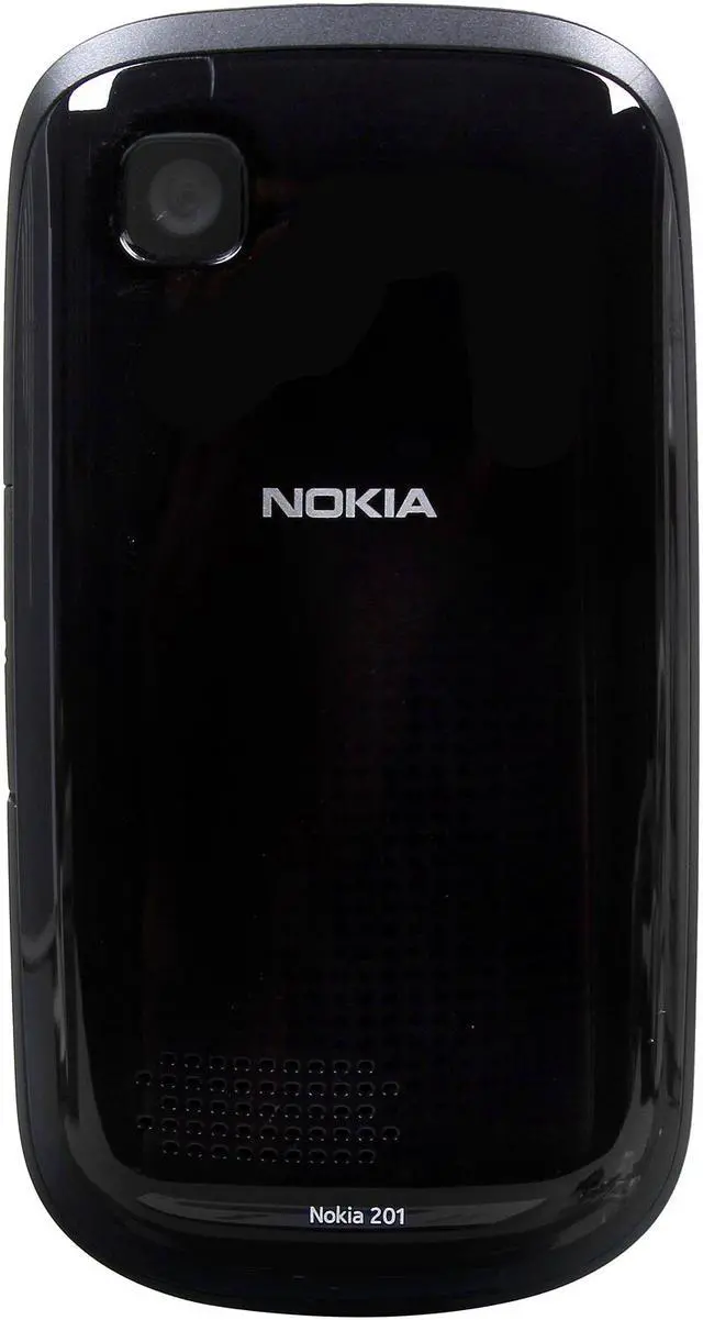 Alt view image 4 of 7 - Nokia Asha 201 Unlocked GSM QWERTY Phone with Bluetooth / 2 MP Camera / 2.4" Display 2.4" Graphite/Black