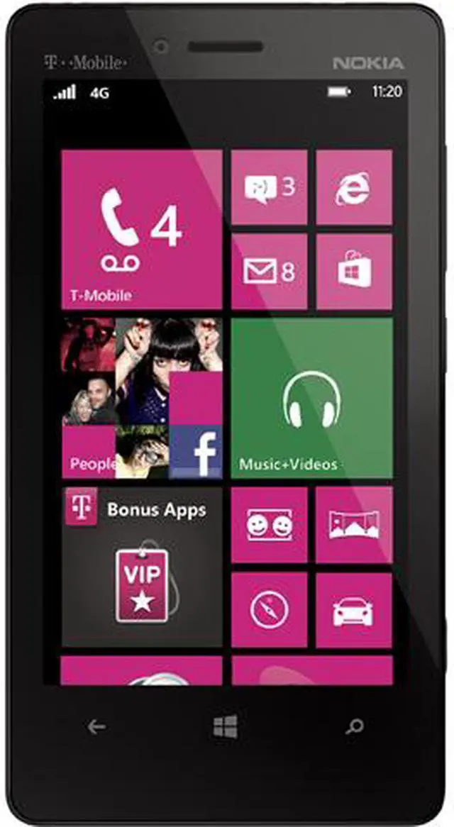 Main image of Nokia Lumia 810 8GB Unlocked Cell Phone 4.3" Black
