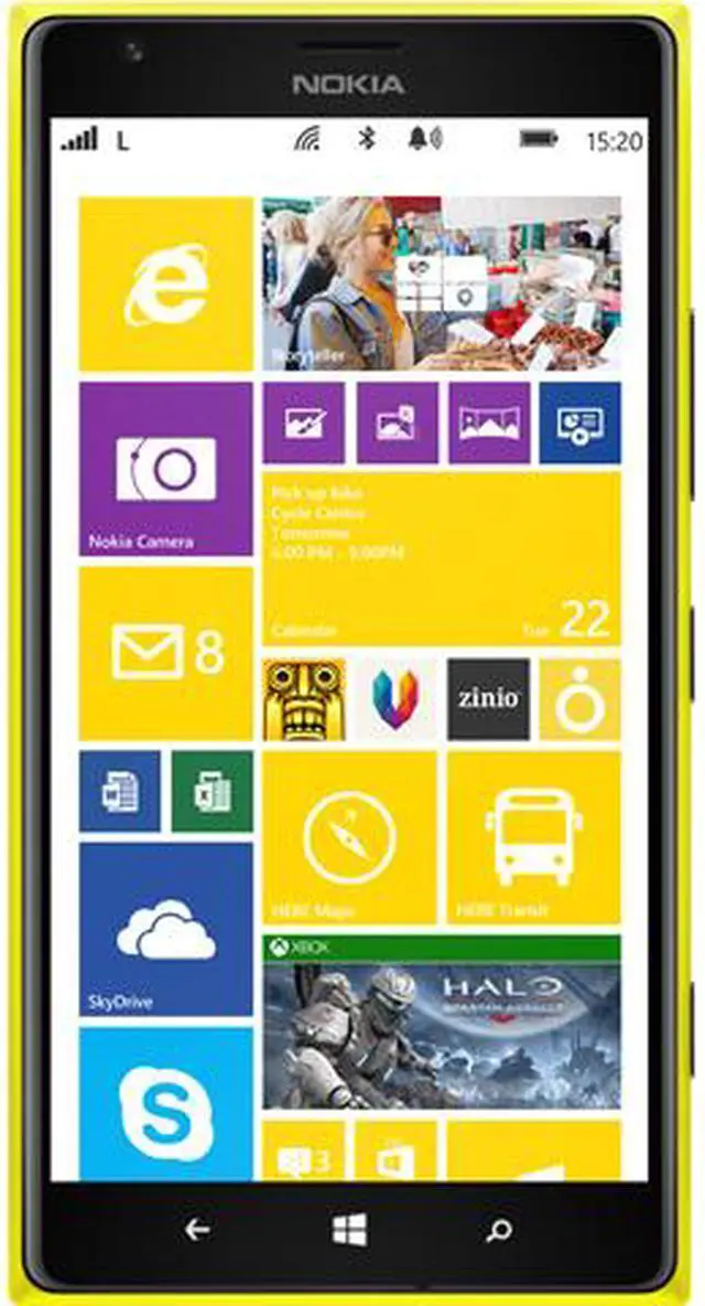 Main image of Nokia Lumia 1520.3 Unlocked Cell Phone (US LTE Bands) 6" Amarillo/Yellow