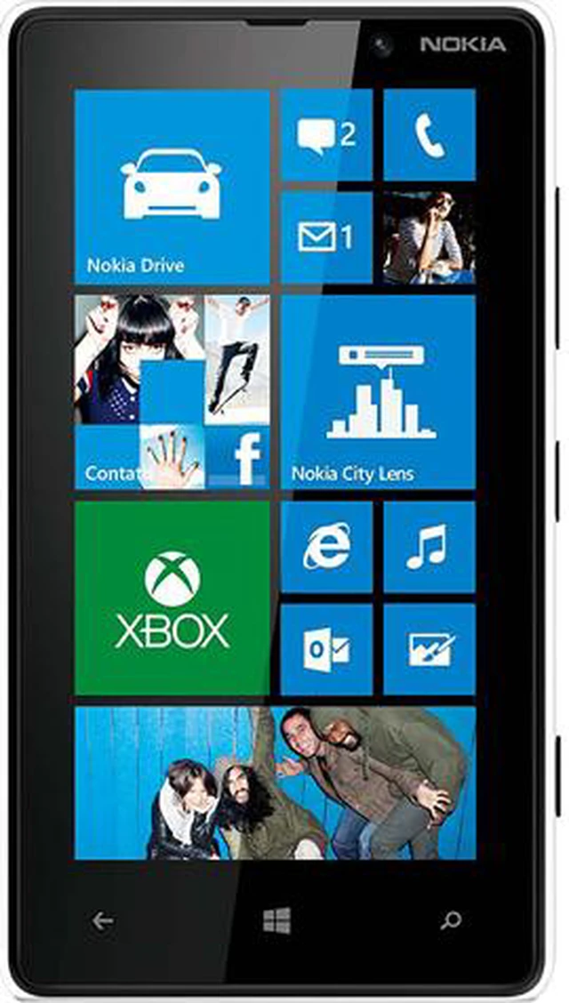 Main image of Nokia Lumia 820 RM-824 Unlocked GSM 4G LTE Windows 8 OS Cell Phone 4.3" White