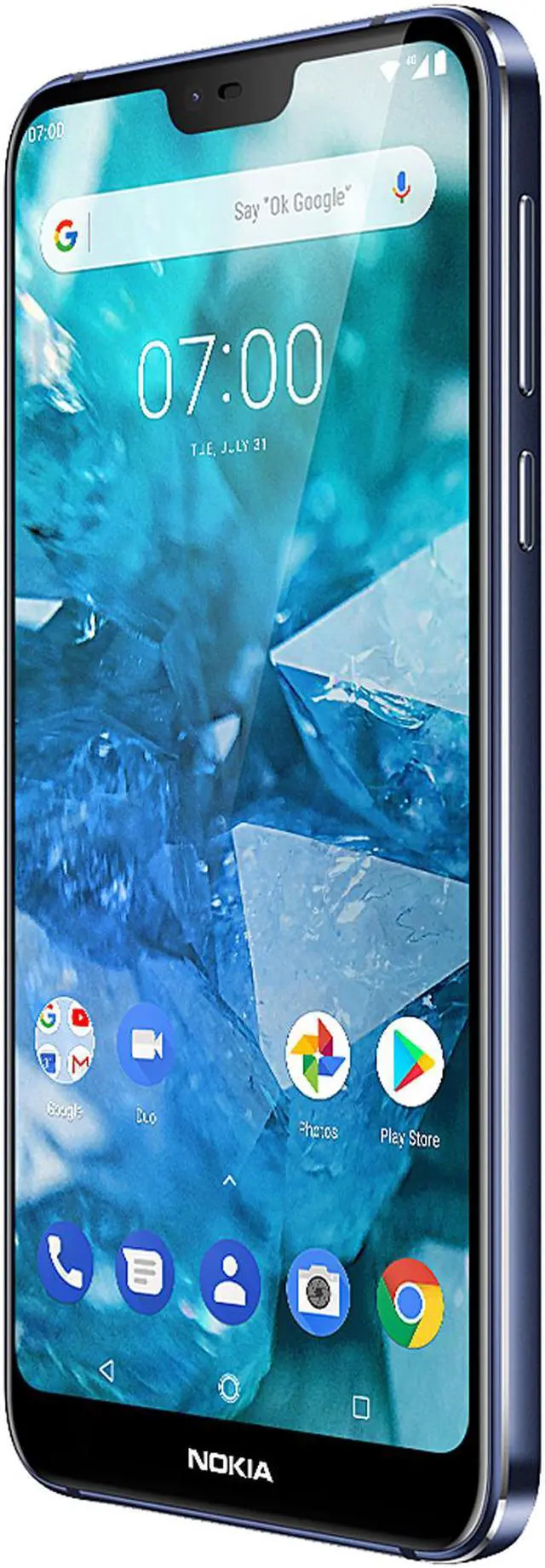 Alt view image 2 of 7 - Nokia 7.1 4G LTE Unlocked Cell Phone 5.84" Blue 4GB RAM