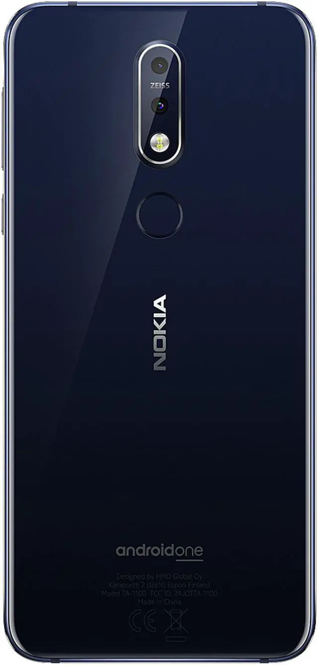 Alt view image 5 of 7 - Nokia 7.1 4G LTE Unlocked Cell Phone 5.84" Blue 4GB RAM