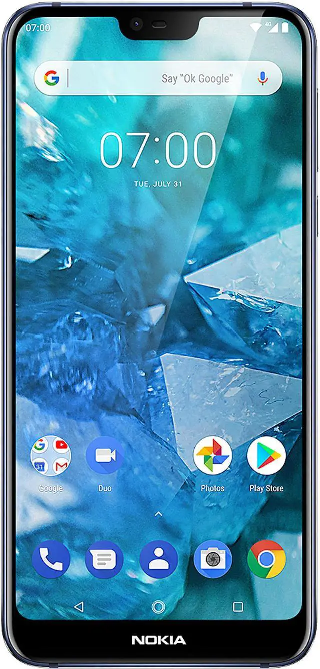 Main image of Nokia 7.1 4G LTE Unlocked Cell Phone 5.84" Blue 4GB RAM